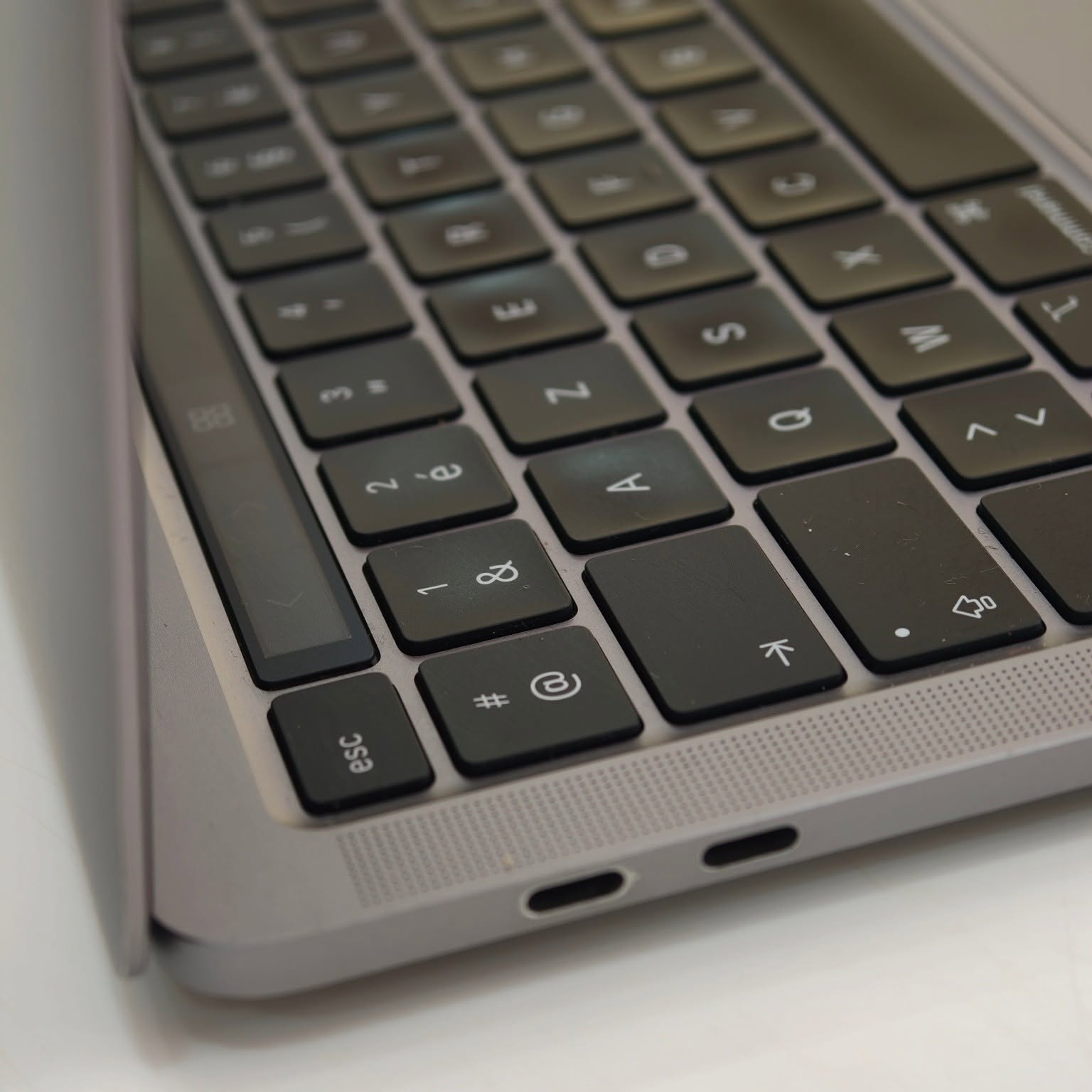 Keyboard close-up